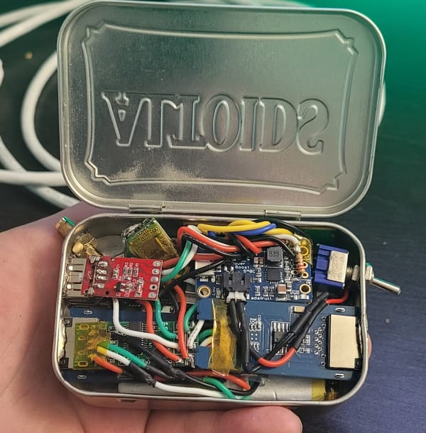 Hiding in plain sight - Altoids wifi and network hack